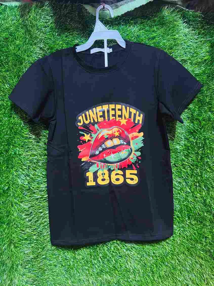Black Juneteenth 1865 Graphic Tee