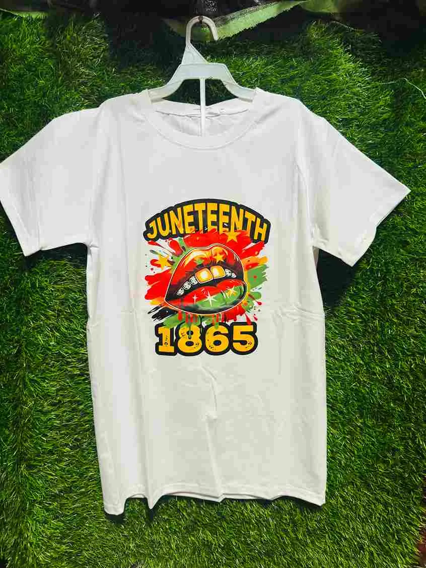 White Juneteenth 1865 Graphic Tee